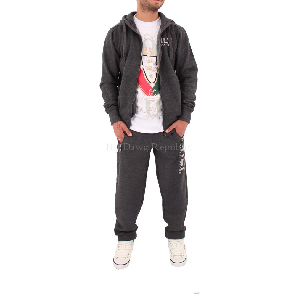 charcoal grey tracksuit