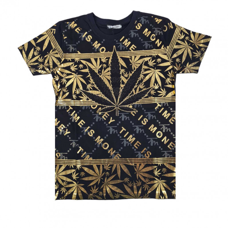 Men's Urban Designer Ganja Leaf Weed Cannabis T-Shirts