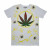 Men's Urban Designer Ganja Leaf Weed Cannabis T-Shirts