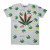 Men's Urban Designer Ganja Leaf Weed Cannabis T-Shirts