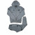 Men's Urban Designer Grey Blue Merlin Tech Style Tracksuit