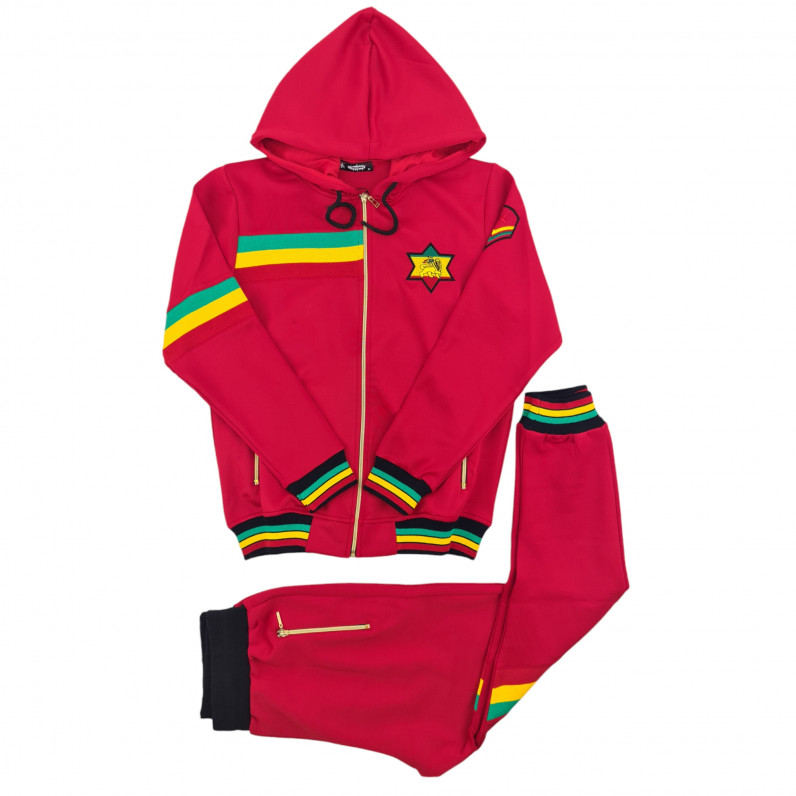 Men's Urban Rasta Red Lion Tracksuit