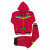 Men's Urban Double Rasta Stripe Lion Red Tracksuit