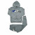 Men's TP2 Grey Unique Trap Decoded Star Hooded Tracksuit