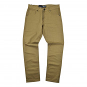 G-King Men's Slim Fit Mustard 100% Cotton Chinos